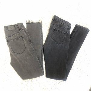 Madewell and Uniqlo jeans 26